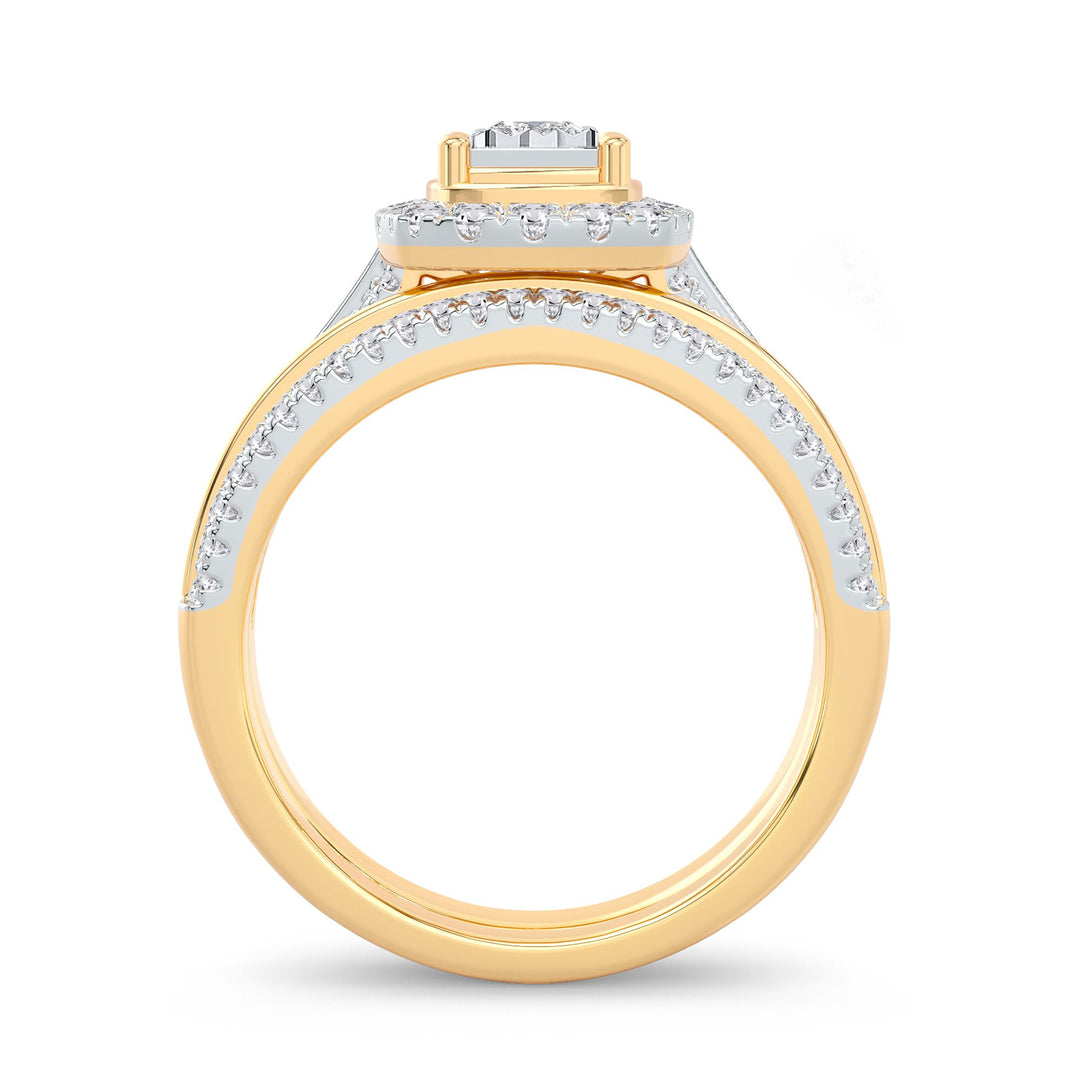 14K 0.64CT Diamond Bridal Ring