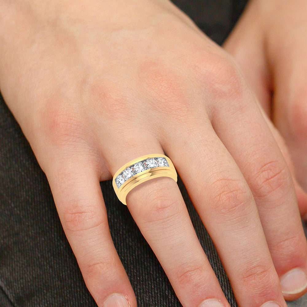14K 2.00CT DIAMOND MEN'S RING