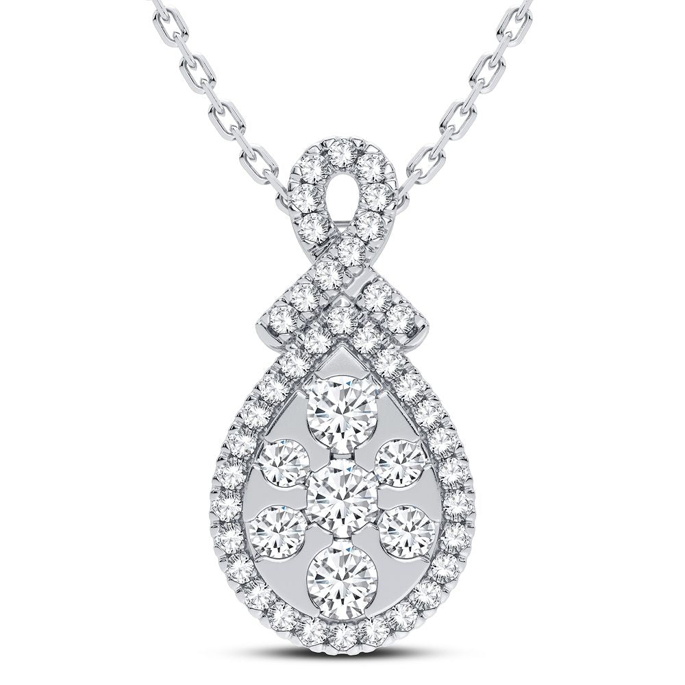 14K 0.33CT DIAMOND PENDANT