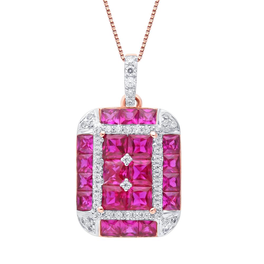 14K 0.20CT Diamond Pendant
