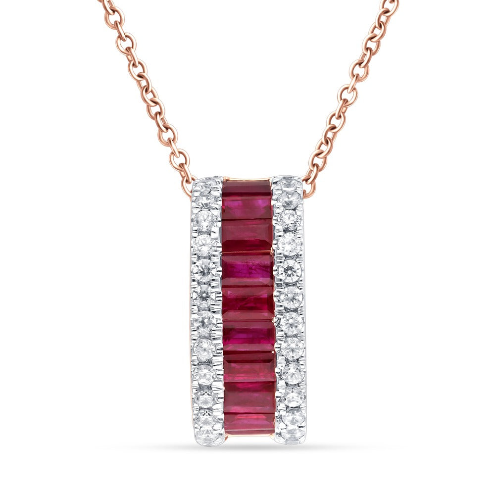14K 0.23CT Diamond Pendant