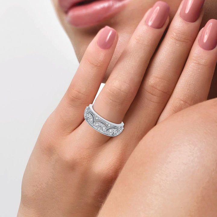 14K 0.20CT Diamond Band