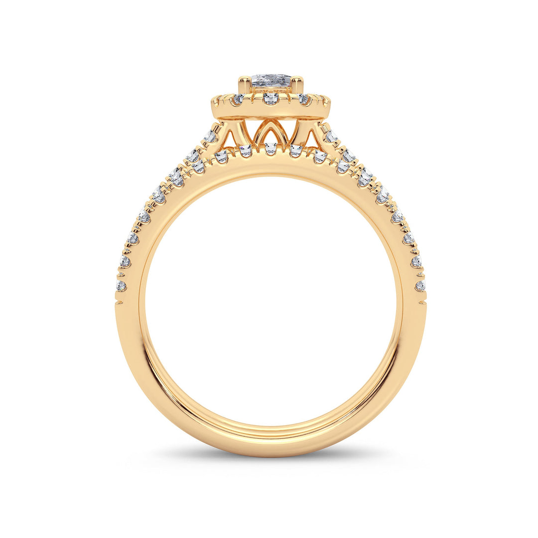 14K 1.00CT Diamond Bridal Ring