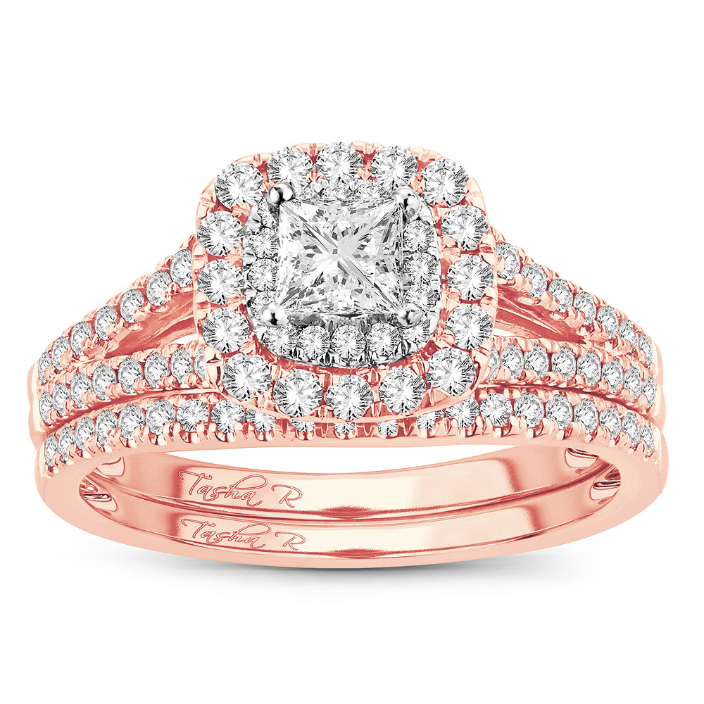 14K 1.00CT DIAMOND  BRIDAL RING