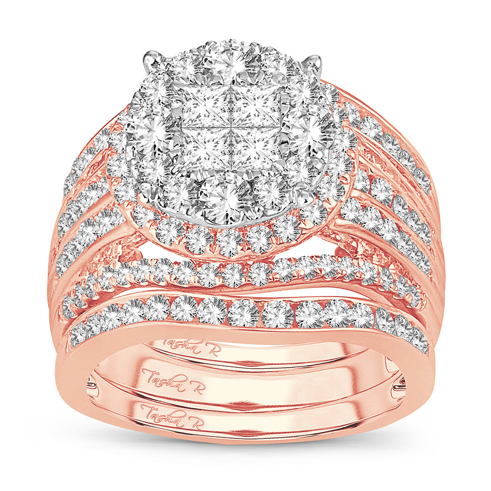 14K 2.52CT DIAMOND  BRIDAL RING