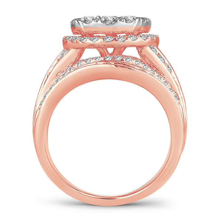 14K 2.52CT DIAMOND  BRIDAL RING