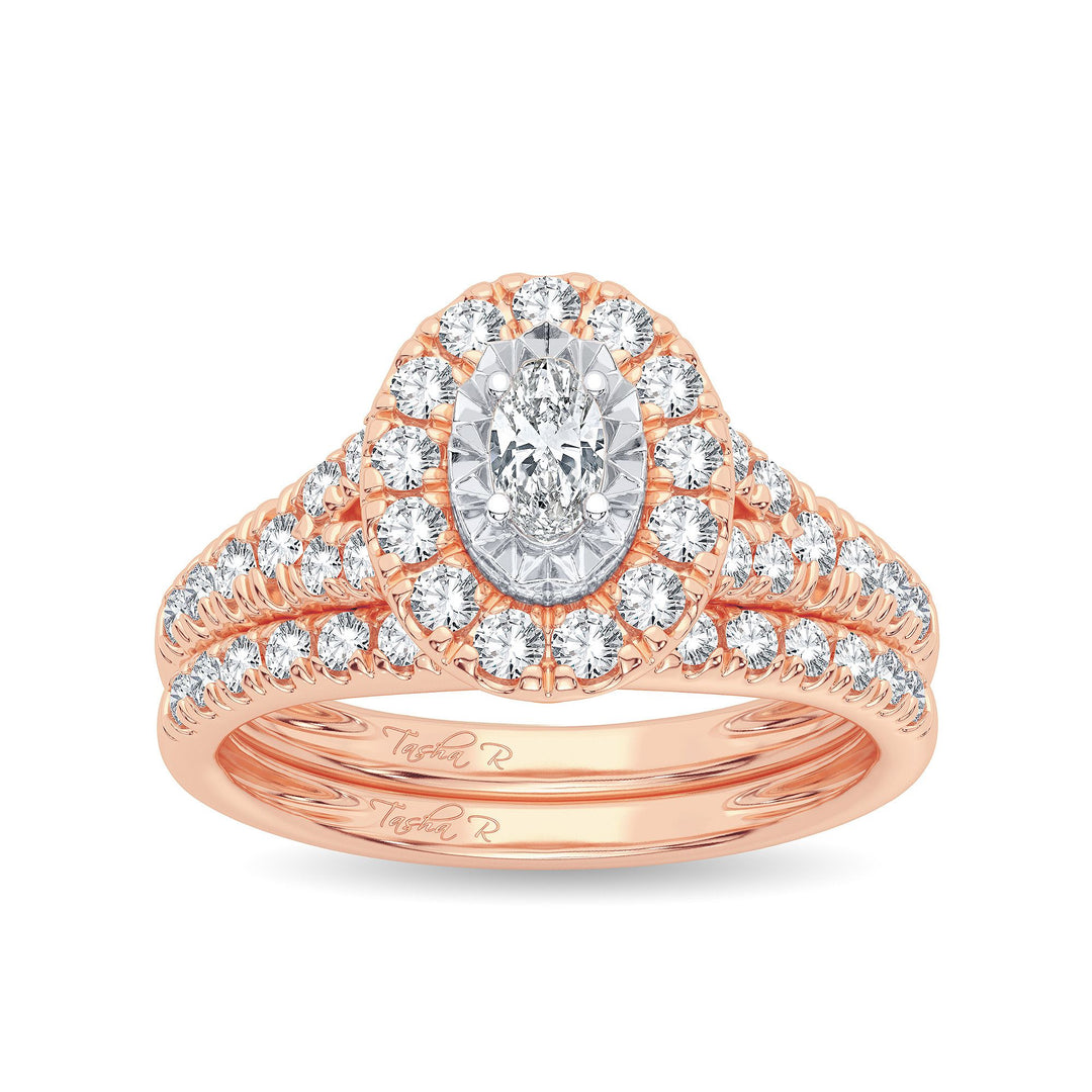 14K 1.00CT Diamond Bridal Ring