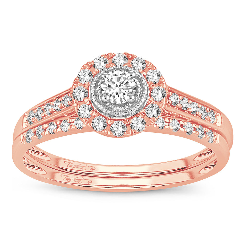 14K 0.33ct  Diamond Bridal Ring