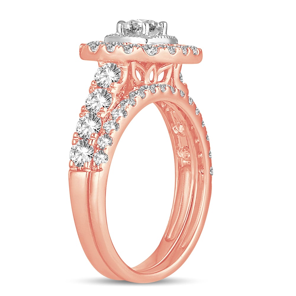 14K 1.50CT DIAMOND BRIDAL RING