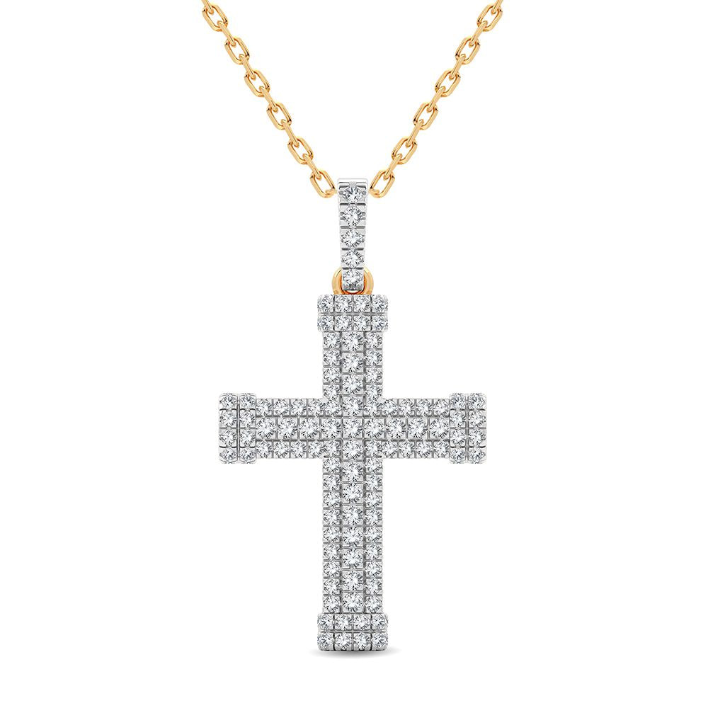 14K 1.00CT Diamond Pendant
