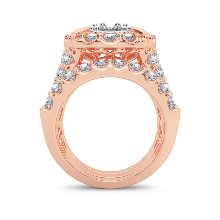 14K 5.00CT Diamond Bridal Ring