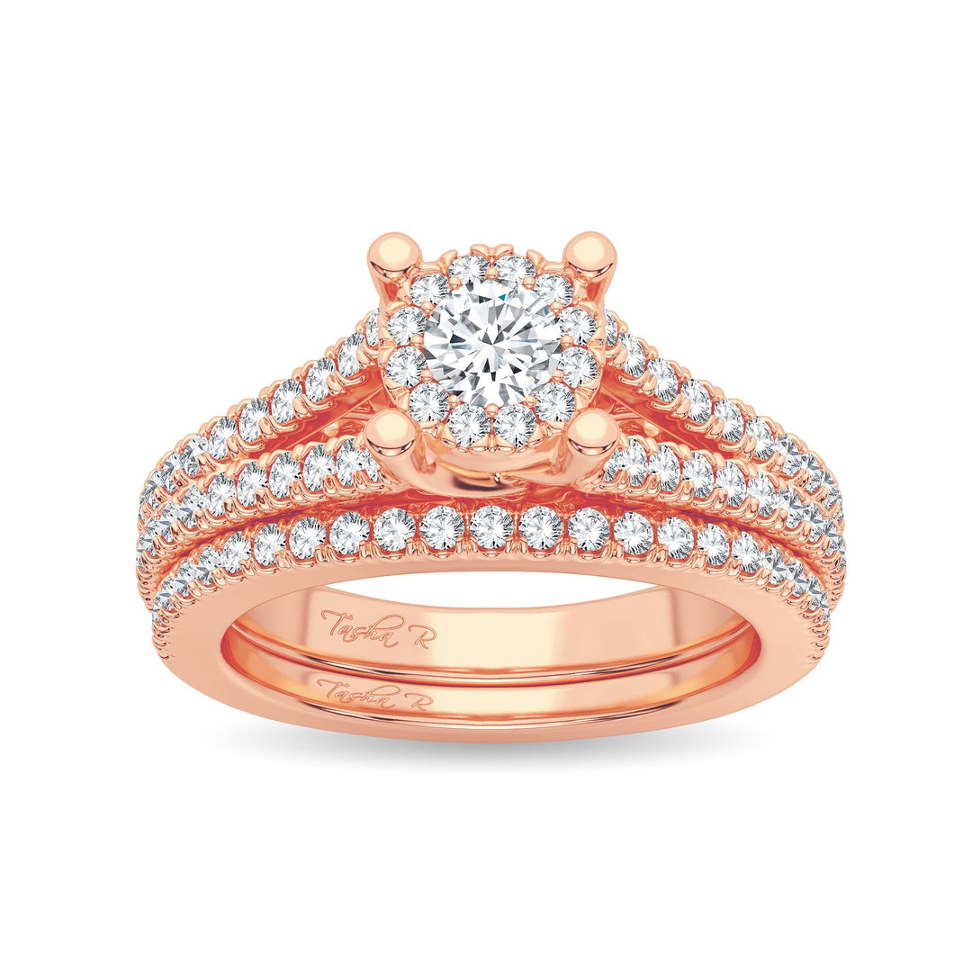 14K 0.83CT Diamond Bridal Ring