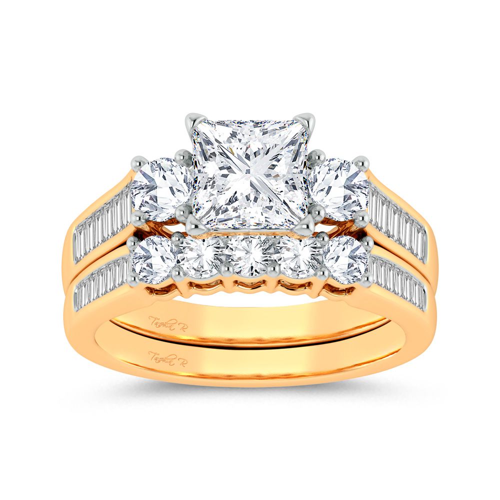 14K  2.12ct Diamond Bridal Ring