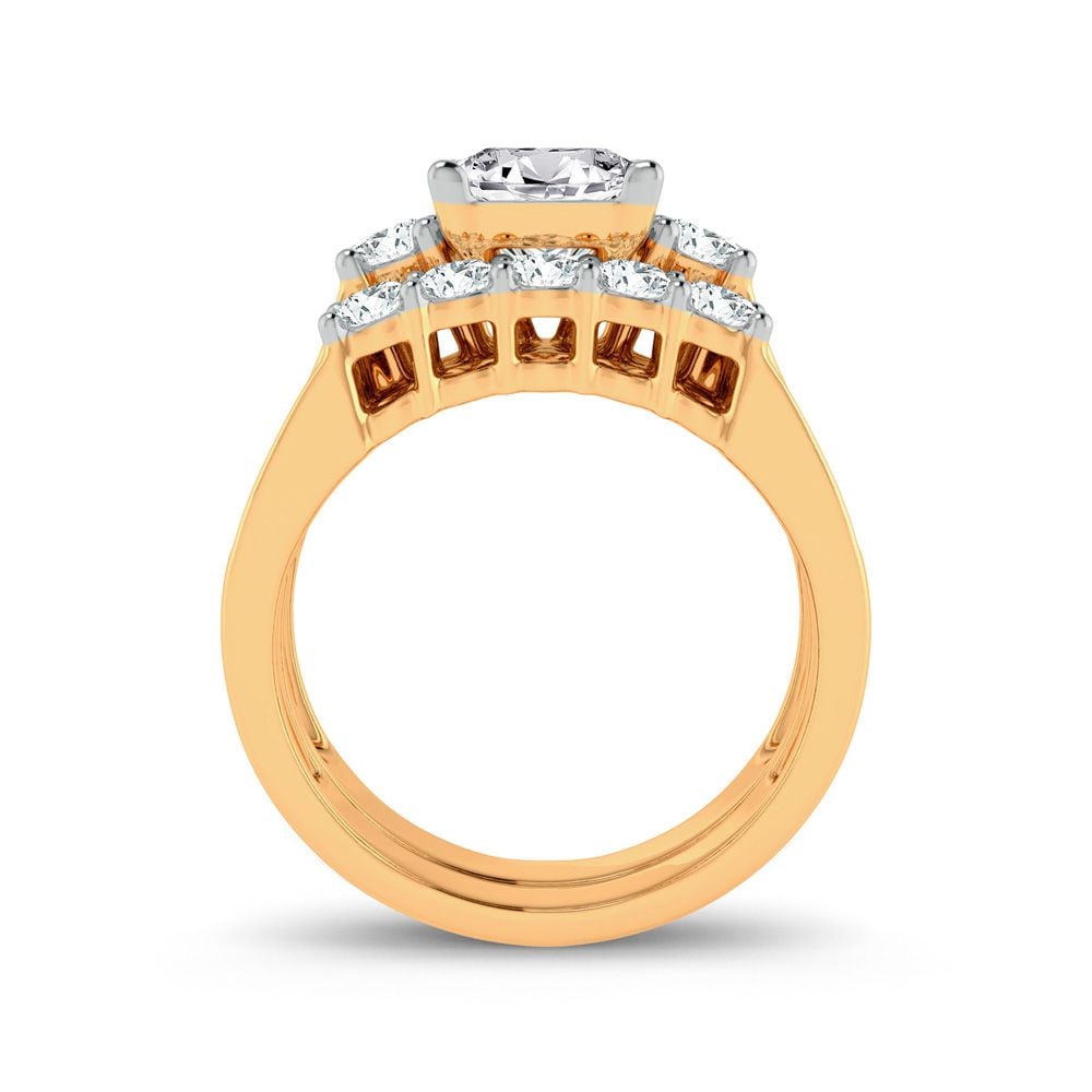 14K  2.12ct Diamond Bridal Ring