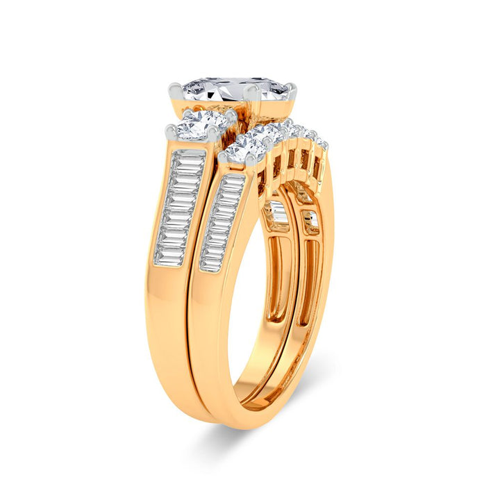 14K  2.12ct Diamond Bridal Ring