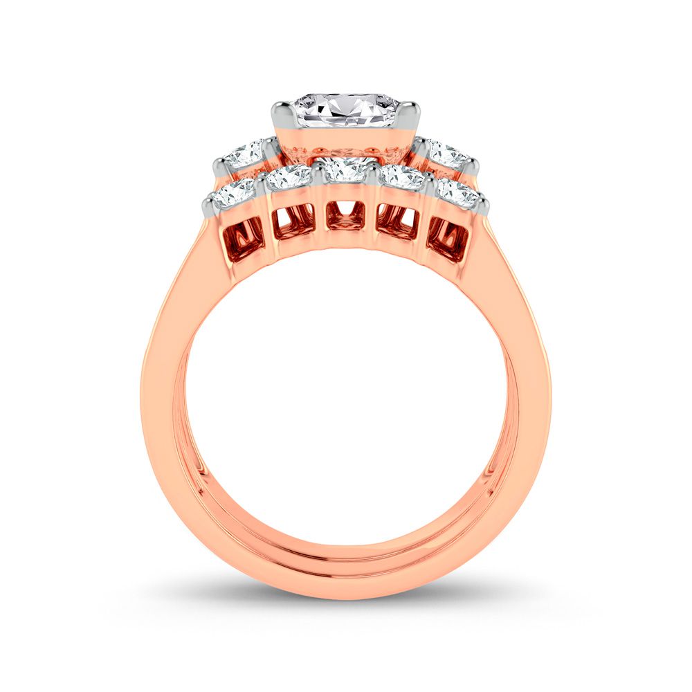 14K  2.12ct Diamond Bridal Ring