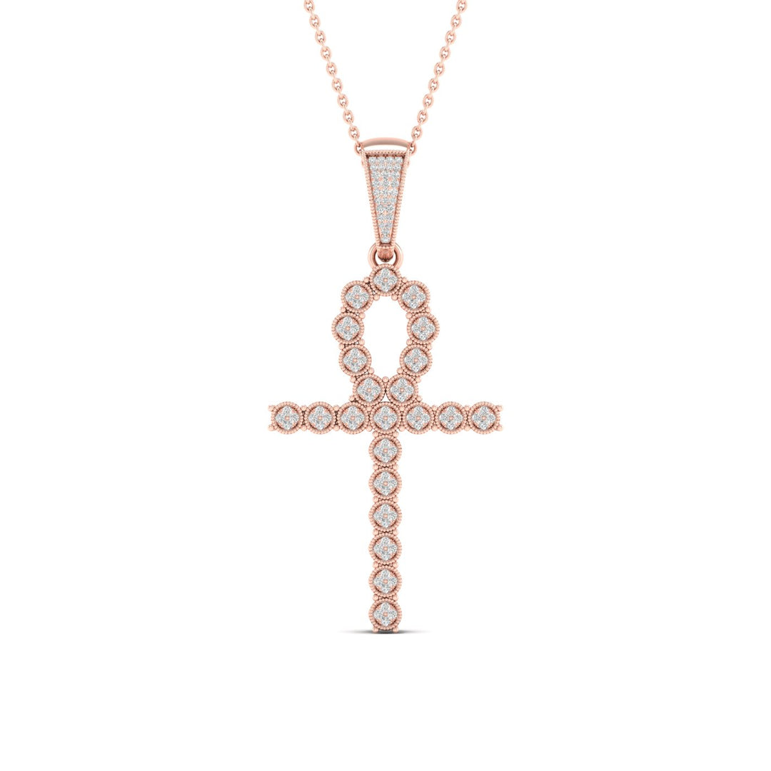 10K 0.38CT Diamond Pendant