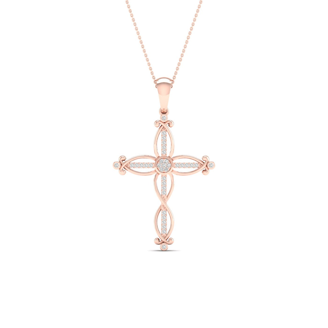 10K 0.10CT Diamond Pendant