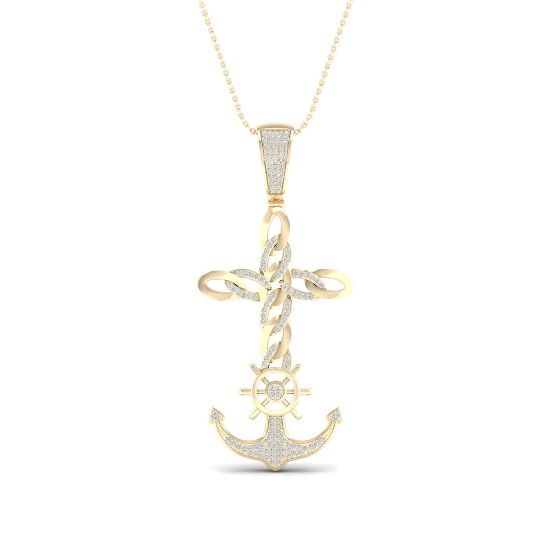 10K 0.40CT Diamond Pendant