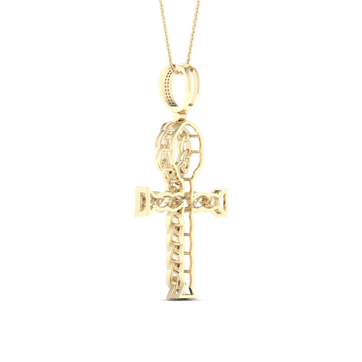 10K 0.70CT Diamond Pendant