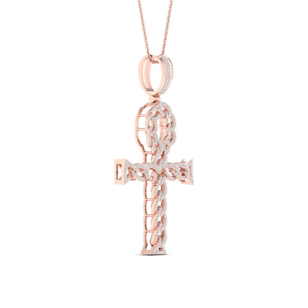 10K 0.70CT Diamond Pendant