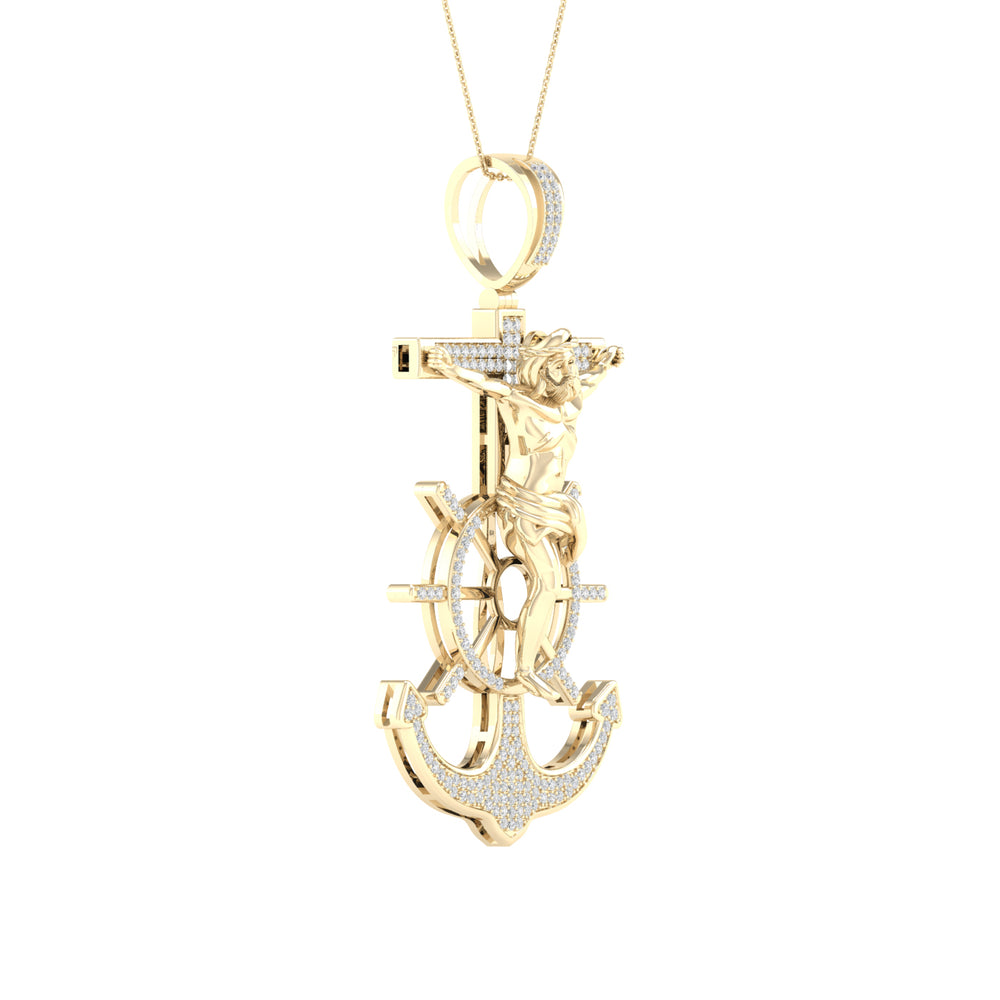 10K 0.50CT Diamond Pendant