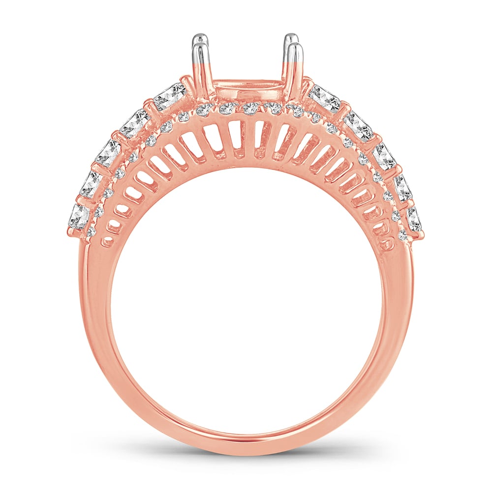 14K  0.90CT Diamond RING GUARD