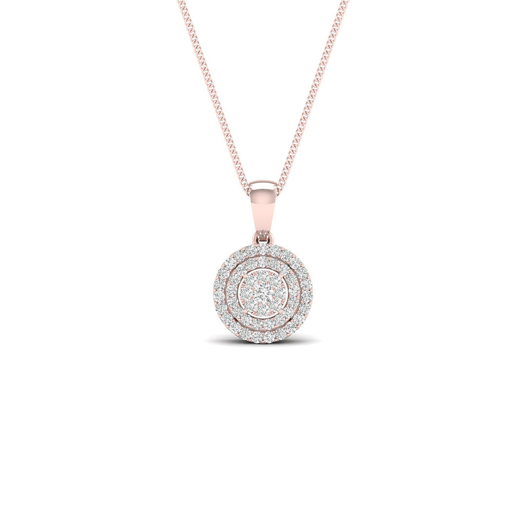 10K 0.13CT Diamond Pendant
