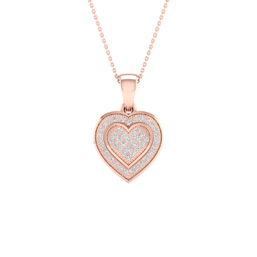 10K 0.15CT Diamond Pendant