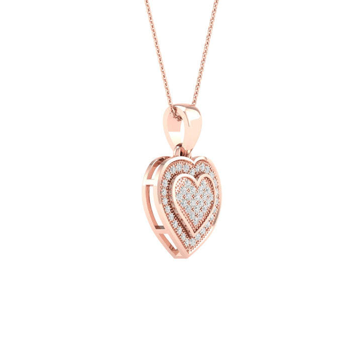 10K 0.15CT Diamond Pendant