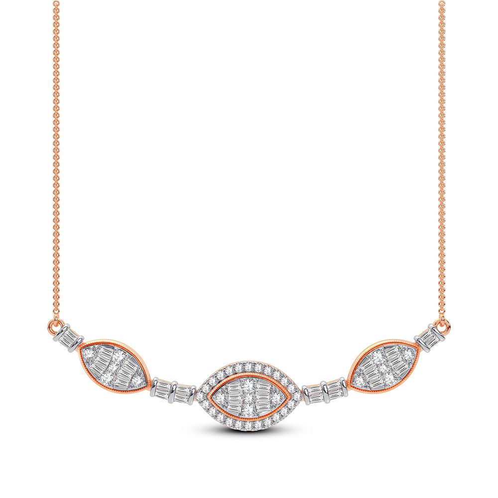 14K 0.90CT Diamond Necklace