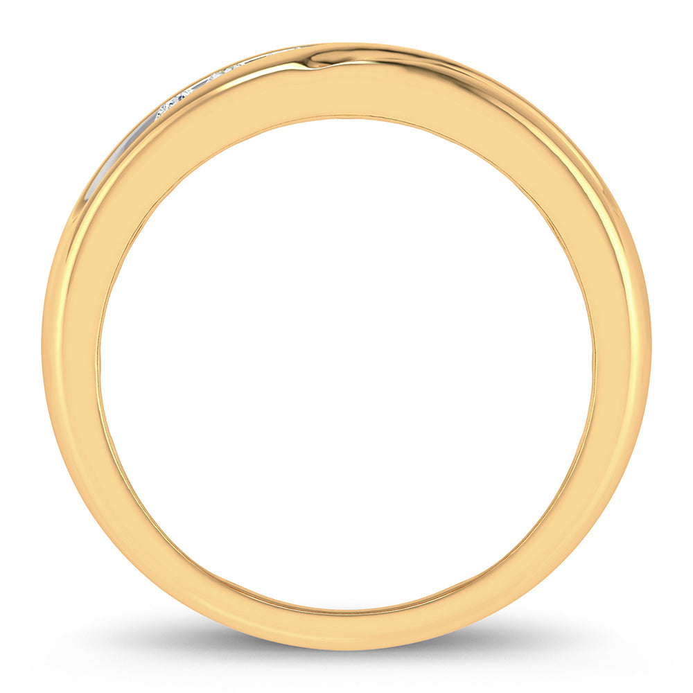 14K 0.25CT DIAMOND MENS RING