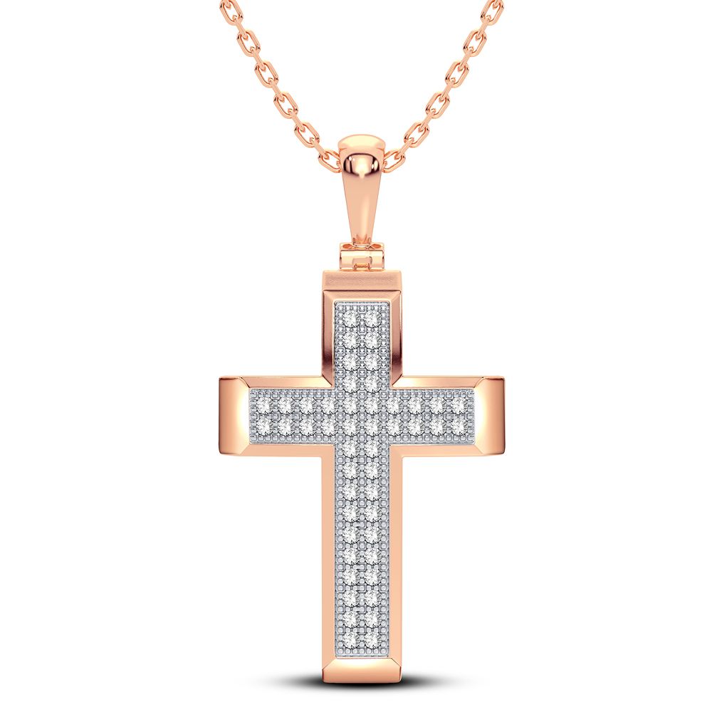 14K 0.15CT Diamond Pendant