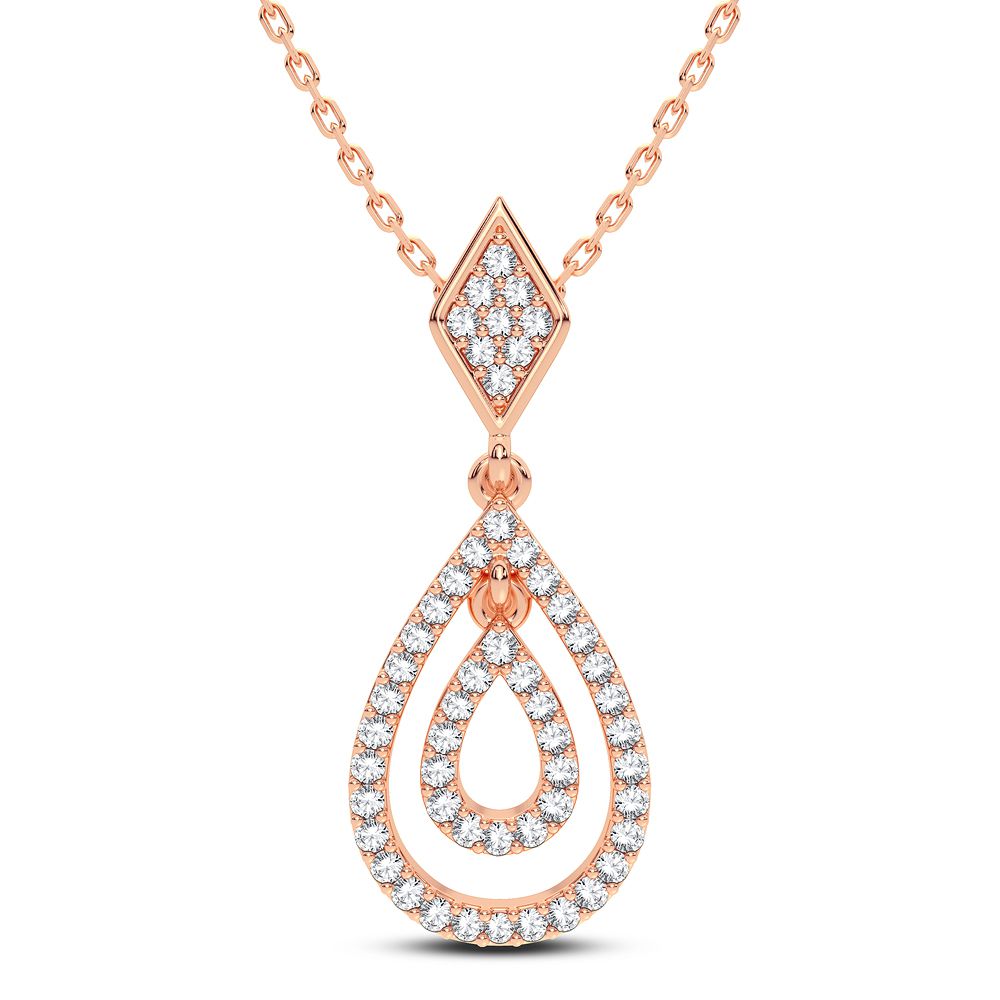14K 0.19CT DIAMOND PENDANT