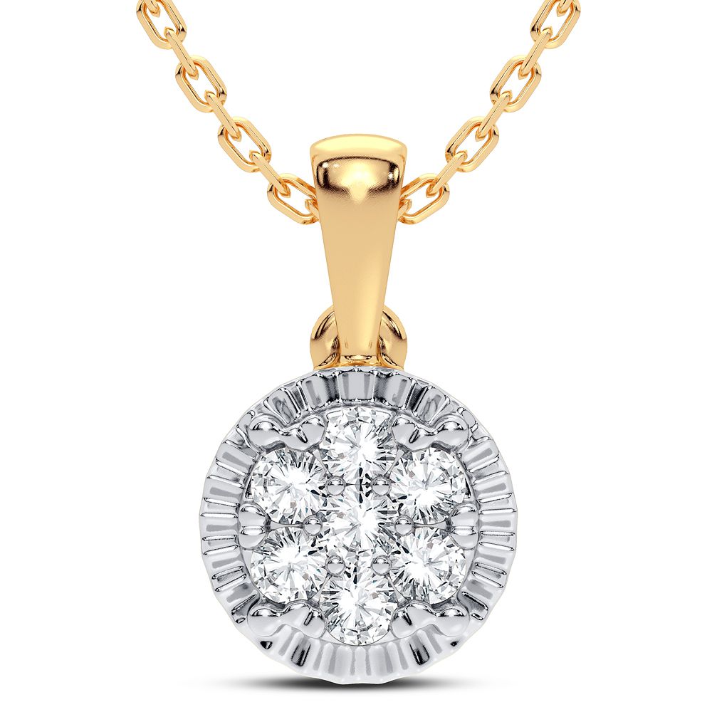 14K 0.14CT DIAMOND PENDANT