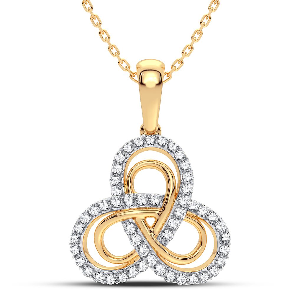 14K 0.25CT DIAMOND PENDANT