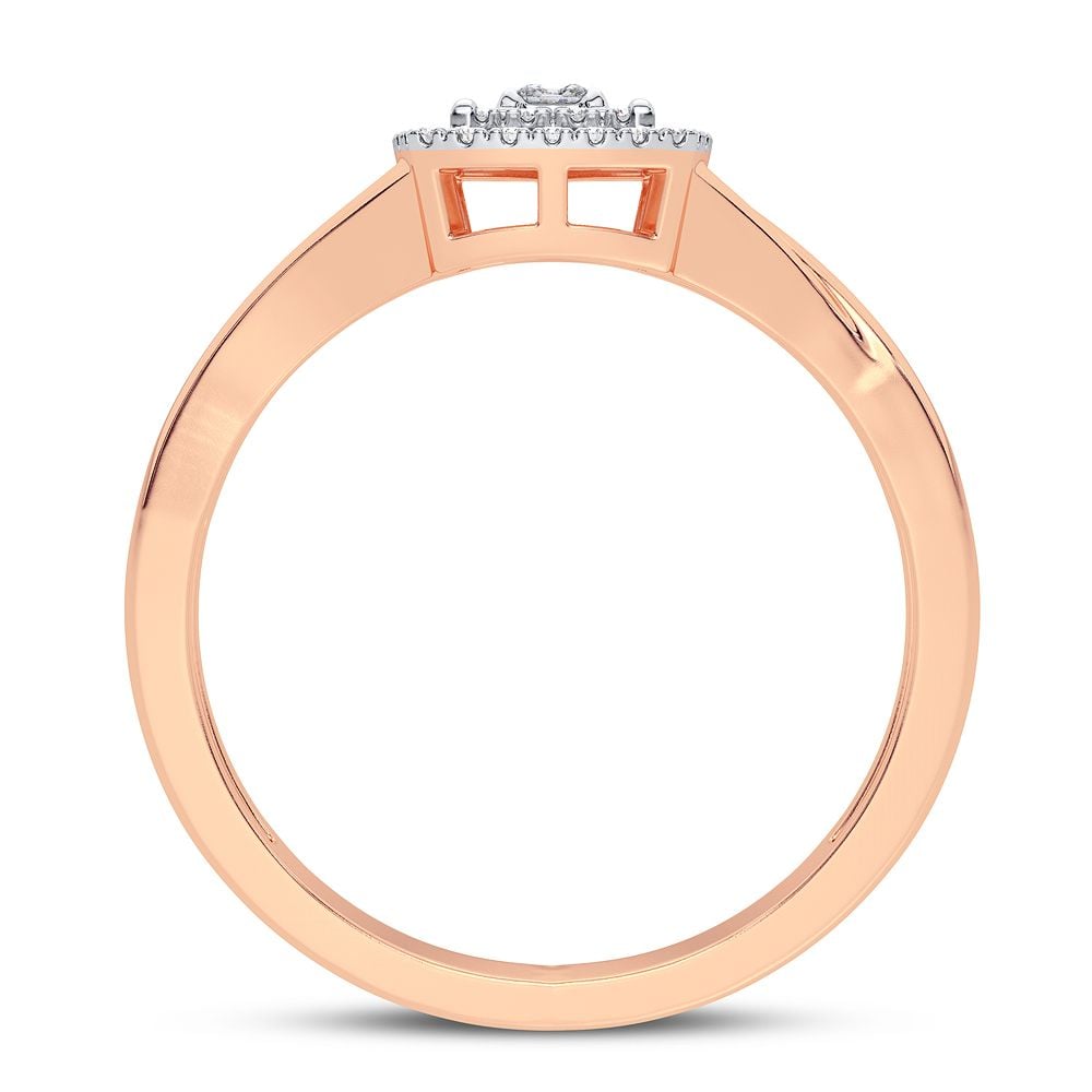 10K 0.10CT Diamond Ring