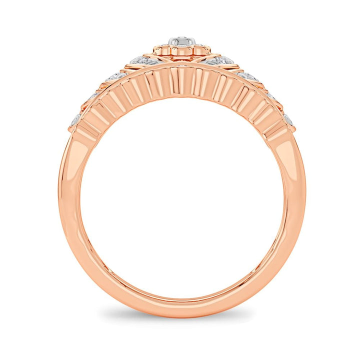 10K 0.10CT Diamond Ring