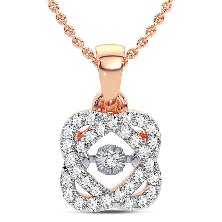 14K 0.16CT Diamond Pendant
