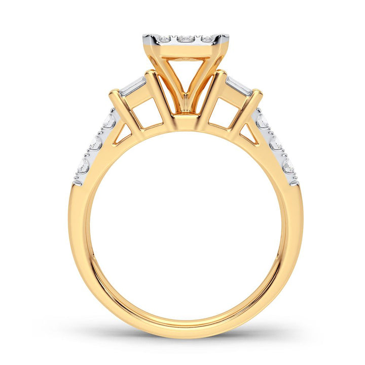 10K 0.78CT Diamond Ring