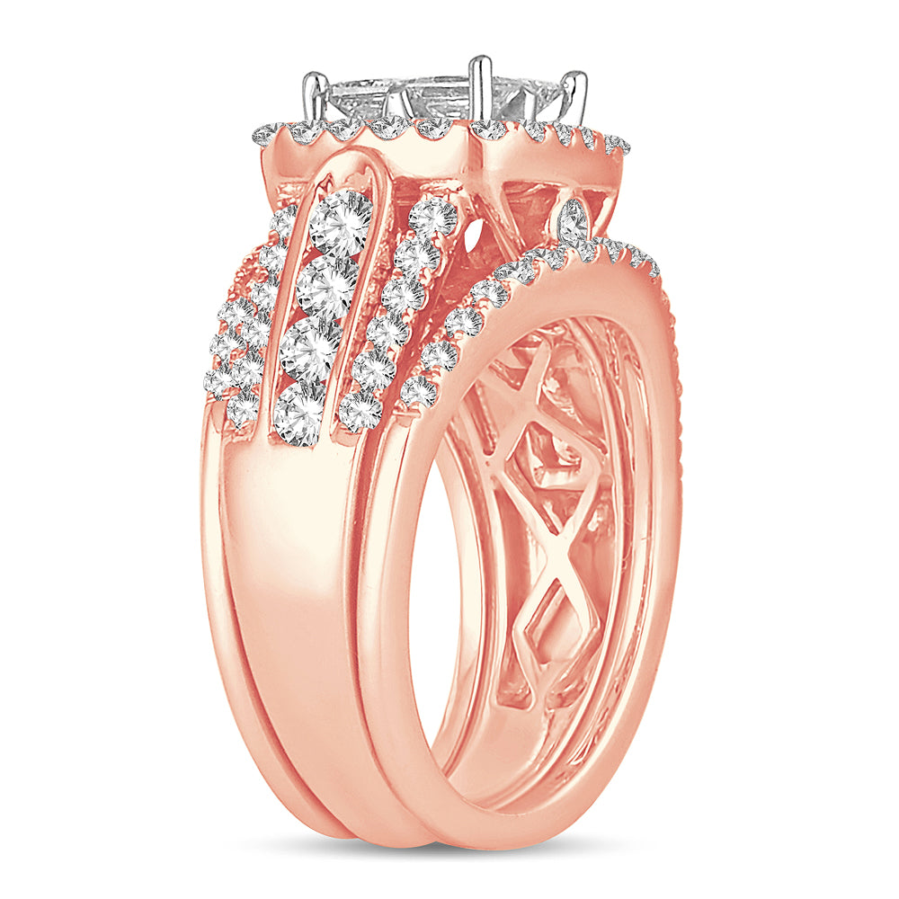 14K  2.25CT  DIAMOND  BRIDAL  RING