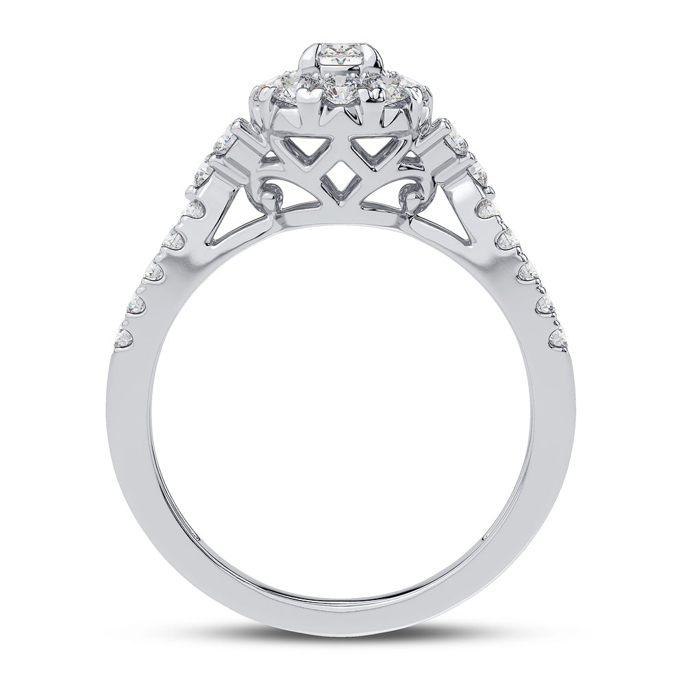14K  1.00ct Diamond Engagement Ring