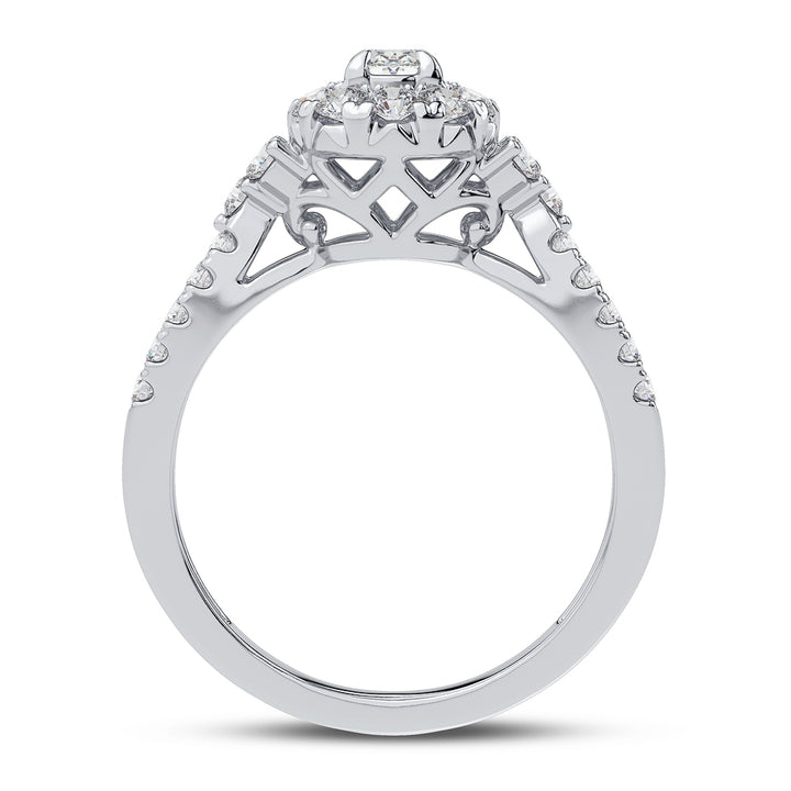 14K  1.00ct Diamond Engagement Ring