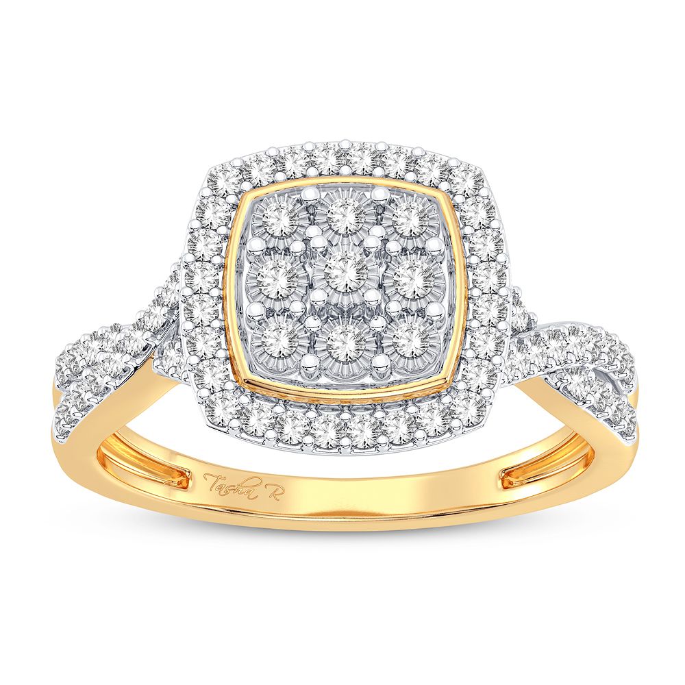 10K 0.10CT DIAMOND RING