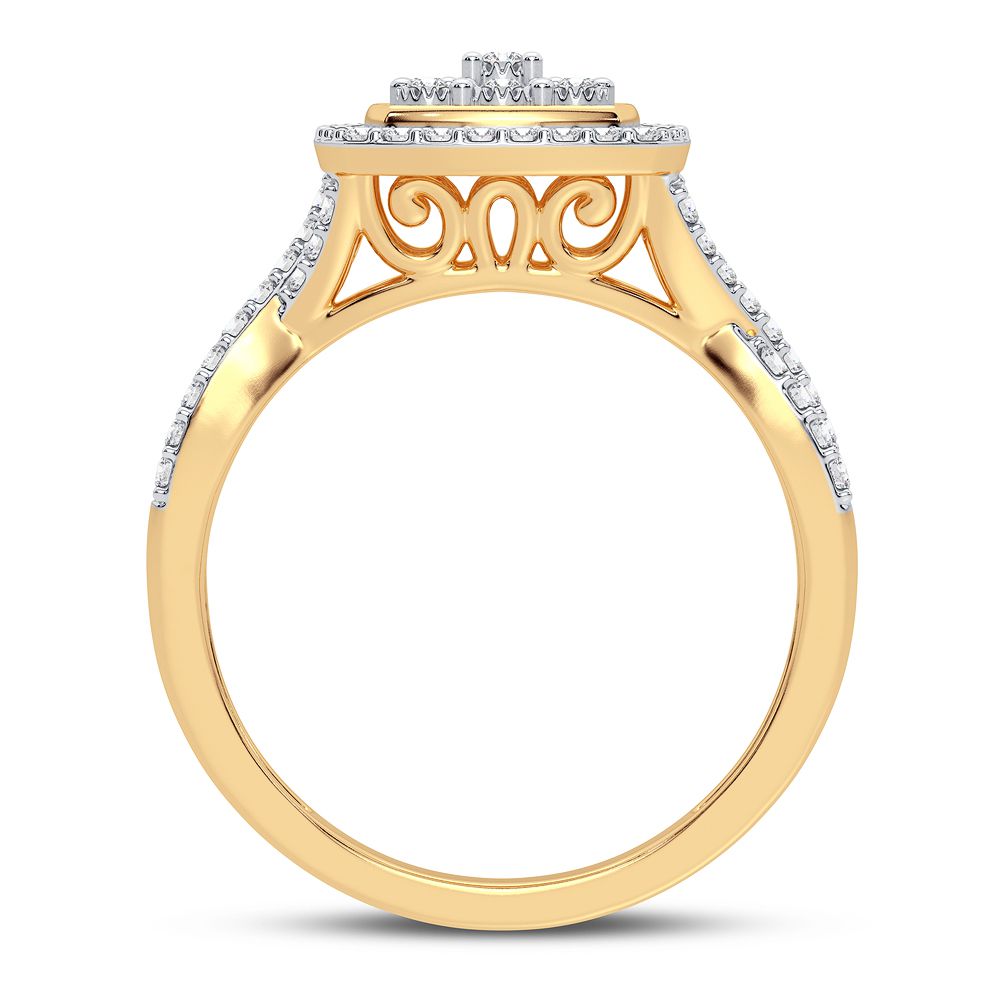 10K 0.10CT DIAMOND RING