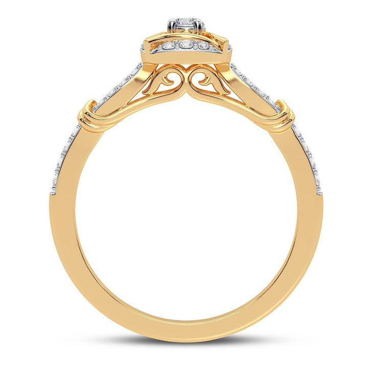 10K 0.25CT DIAMOND RING