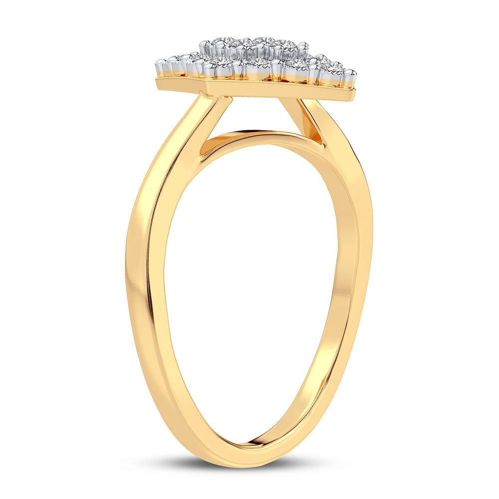 10K 0.10CT DIAMOND RING