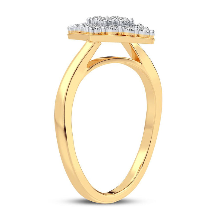 10K 0.10CT DIAMOND RING