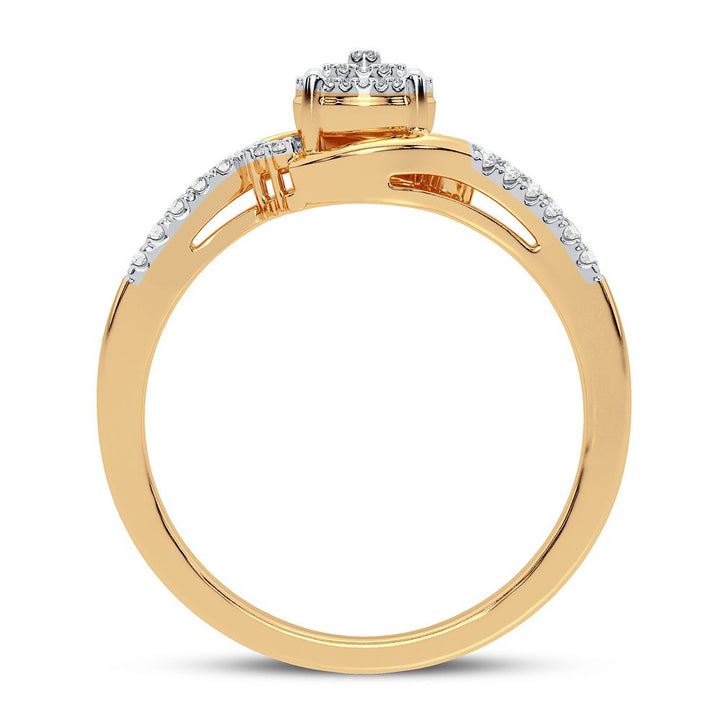 10K 0.15CT DIAMOND RING