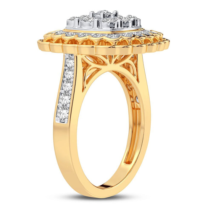 10K 1.00CT DIAMOND RING